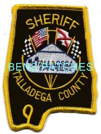 ALABAMA,A,TALLADEGA COUNTY SHERIFF 1 STATE SHAPED_wm